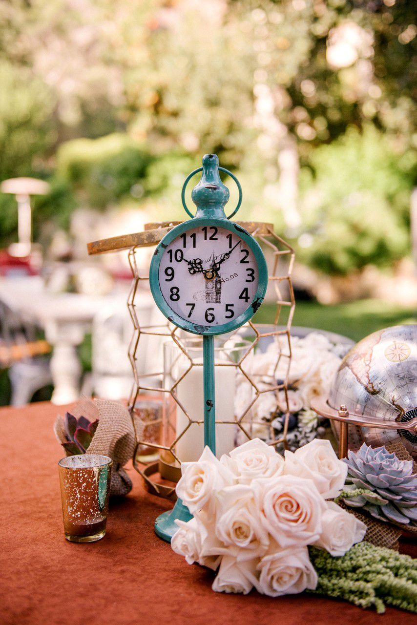 xobloom clock & flowers