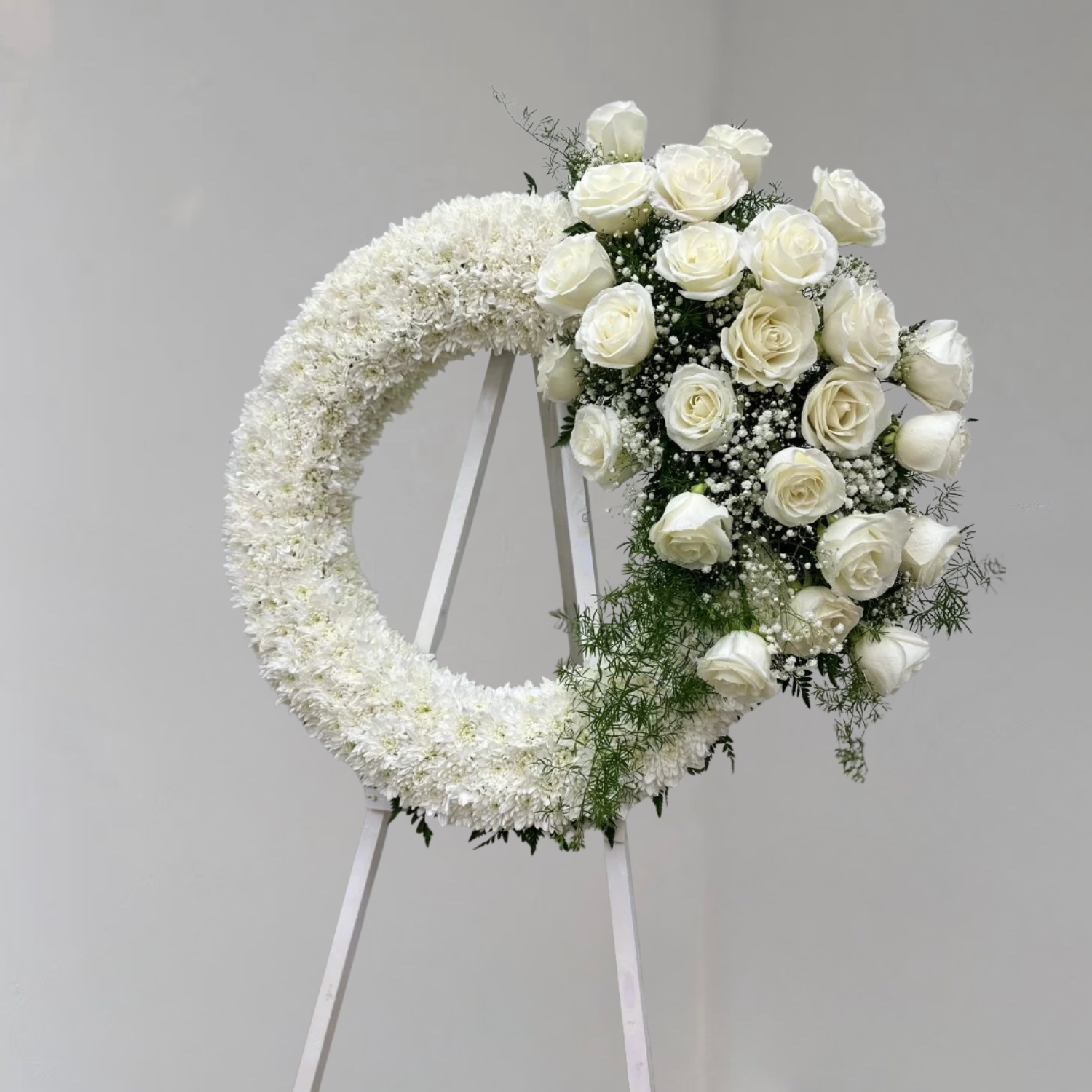 Soft Serenity Tribute Wreath. Soft Serenity Tribute Wreath - Image 1